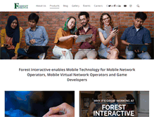 Tablet Screenshot of forest-interactive.com